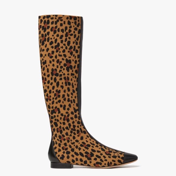 Kate Spade Mikayla Leopard Boots - size 7.5 - Picture 1 of 4